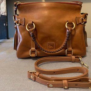 DOONEY & BOURKE FLORENTINE  TASSELED SATCHEL BAG